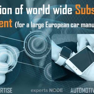 Integration of Worldwide Subscription Management for a large European car manufacturing group