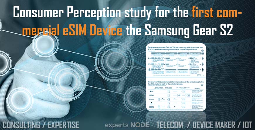 experts NODE blog - Taking customer perspective - Mystery Shopping of the first commercial eSIM Device the Samsung Gear S2 esim IOT 4g 5g sim USIM rps ota roaming device blockchain artificial intelligence